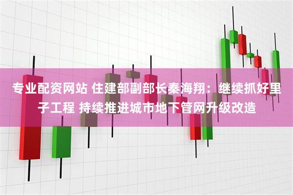 专业配资网站 住建部副部长秦海翔：继续抓好里子工程 持续推进城市地下管网升级改造